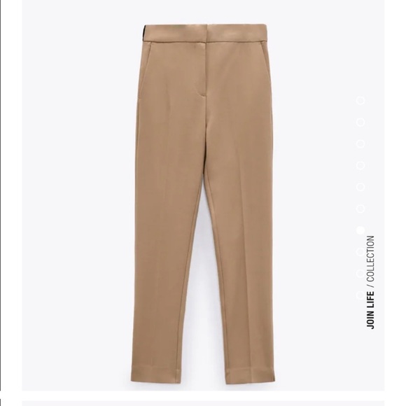 Nwt Zara Taupe Brown Pants medium 1478/238/704 - Picture 1 of 3